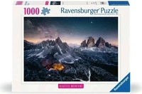 Ravensburger 12000256, Ravensburger Erwachsenenpuzzle 1000 Teile - Drei Zinnen,