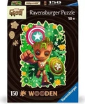 Ravensburger 12001459, Ravensburger Wooden Puzzle 150 Teile - Marvel Groot