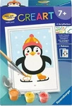 Ravensburger 12023168, Ravensburger CreArt, Malen nach Zahlen Kinder - Pinguin...