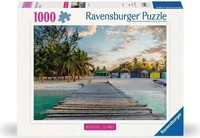 Ravensburger 12000159, Ravensburger Erwachsenenpuzzle 1000 Teile - Karibische Insel
