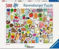 Ravensburger 12001796, Ravensburger Erwachsenenpuzzle 500 Teile - Niedliches Kawaii