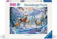 Ravensburger 12000888, Ravensburger Erwachsenenpuzzle 1000 Teile - Rehe und Hirsche