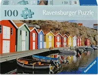 Ravensburger 12001730, Ravensburger Erwachsenenpuzzle 100 XL-Teile - Bunte H&auml;user in