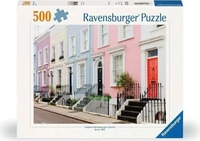 Ravensburger 12000304, Ravensburger Erwachsenenpuzzle 500 Teile - Bunte Stadth&auml;user