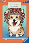 Ravensburger 12002043, Ravensburger Minipuzzle 100 Teile - Corgi-Pilz