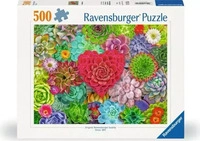 Ravensburger 12001469, Ravensburger Erwachsenenpuzzle 500 Teile - Succulent Love