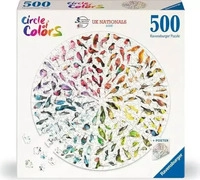 Ravensburger 12001995, Ravensburger Erwachsenenpuzzle 500 Teile - Bunte V&ouml;gel