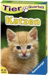 Ravensburger 20421, Ravensburger Tierquartett Katzen - Kartenspiel ab 4 Jahre