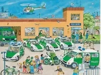 Ravensburger 10867, Ravensburger Kinderpuzzle 100 XXL Teile - Polizeirevier