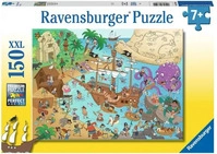 Ravensburger 13349, Ravensburger Kinderpuzzle 150 XXL Teile - Die Piratenbucht