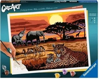 Ravensburger 23548, Ravensburger CreArt Adults Premium - Savannenlandschaft
