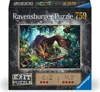 Ravensburger 17366, Ravensburger Erwachsenenpuzzle 759 Teile - Drachenh&ouml;hle