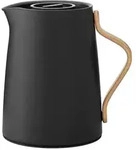 Stelton Isolierkanne Emma 1000 ml Edelstahl Mat Black 1 l