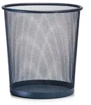 Papierkorb Mesh 28 cm Metall Grau Anthrazit S (Small)