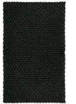 pad Outdoorteppich Uni 52 x 72 cm Polypropylen Schwarz