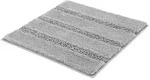 Kleine Wolke Badteppich Monrovia 60 x cm Polyester Grau Platin