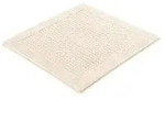 Kleine Wolke Badteppich Net 60 x cm Baumwolle Beige Natur