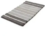 Kleine Wolke Badteppich Phoenix 60 x 100 cm Baumwolle Silber