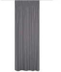Schmidt Fertiggardine Eskimo 135 x 225 cm Polyester Grau
