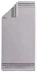 Vossen Handtuch Cult de Luxe 50 x 100 cm Baumwolle Grau Hellgrau