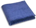 Vossen Duschtuch Vegan Life 67 x 140 cm Baumwolle Blau Marine