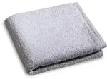 Vossen Duschtuch Vegan Life 67 x 140 cm Baumwolle Grau