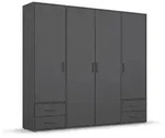 rauch BLUE Kleiderschrank Voyager 187 x 194 cm Dekor Grau-Metallic