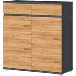 Germania Schuhschrank Lissabon Holzoptik Braun Eiche
