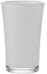 Leonardo Vase Bloom 21,5 cm Glas Wei&szlig;