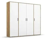 rauch BLUE Kleiderschrank Voyager 187 x 194 cm Dekor Alpinwei&szlig; / Eiche Artisan