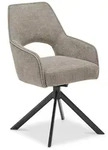 set one by Musterring Stuhl Winston Mikrofaser Grau Taupe