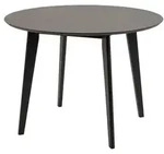 Actona Esstisch Roxby &Oslash; 105 cm Holz Schwarz