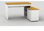 Jahnke Schreibtisch Libre C 155 E Wei&szlig;