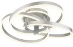 Globo LED-Deckenleuchte Herwig Alu, Eisen, Stahl & Metall Grau Alu geb&uuml;rstet