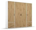 rauch BLUE Kleiderschrank Voyager 187 x 194 cm Holzoptik Alpinwei&szlig; / Eiche Artisan