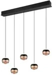 Trio Select LED-Pendelleuchte Orbit Alu, Eisen, Stahl & Metall Coffee