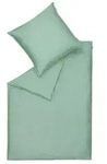 SCH&Ouml;NER WOHNEN-Kollektion Bettw&auml;sche Pure 155 x 220 cm Satin Salbei