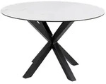 Actona Esstisch Heaven &Oslash; 119 cm Keramik Wei&szlig;