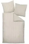 Janine Design Bettw&auml;sche Modern Classique 135x200cm Satin Beige Natur 135 x 200 cm