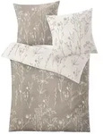 Kleine Wolke Mako-Satin-Bettw&auml;sche Savannah 135 x 200 cm Satin Grau Taupe