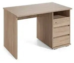Schreibtisch Primus Holzoptik Braun Eiche Sonoma