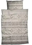 Casatex Bettw&auml;sche Majella 135 x 200 cm Satin Grau Taupe