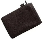 Vossen Waschlappen Vegan Life 16 x 22 cm Baumwolle Grau Anthrazit