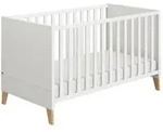 Paidi Babybett Oscar 70 x 140 cm Dekor Wei&szlig;