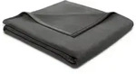 Biederlack Kuscheldecke Cotton Sense 150 x 200 cm Baumwolle Grau Schiefer