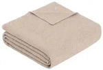Ibena Kuscheldecke Charlotte 140 x 200 cm Baumwolle Beige
