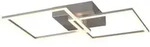 Reality Leuchten Deckenleuchte Trail Metall Silber Titan