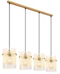 Globo Pendelleuchte Gorley Alu, Eisen, Stahl & Metall Gold