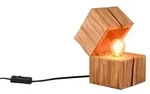 Trio Tischleuchte Treasure Holz Beige Natur