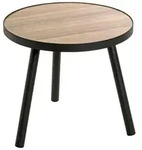 Haku Beistelltisch Genua Holzoptik Braun Eiche